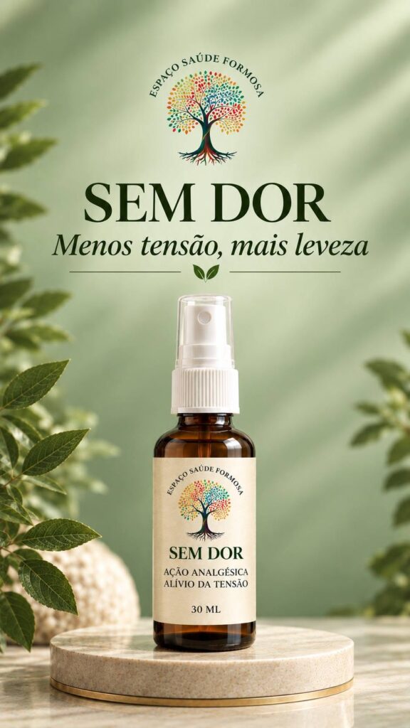 BLEND DE ÓLEOS ESSENCIAIS - SEM DOR - 30 ML