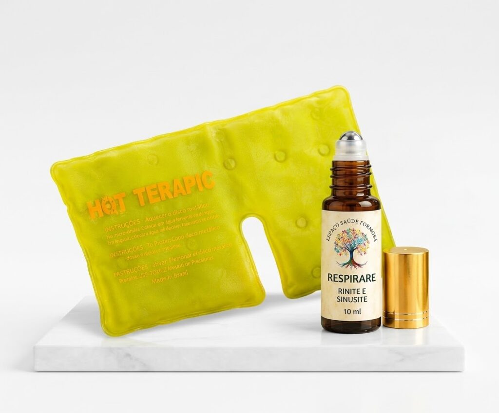 KIT SINUSITE - HOT TERAPIC + RESPIRARE 10 ML